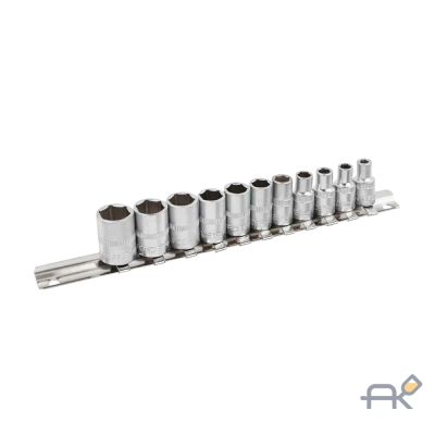 Набор головок 11пр. 1/46 гр.(4.5.5.5.6-13мм) на планке RF-2111-5 (11626)