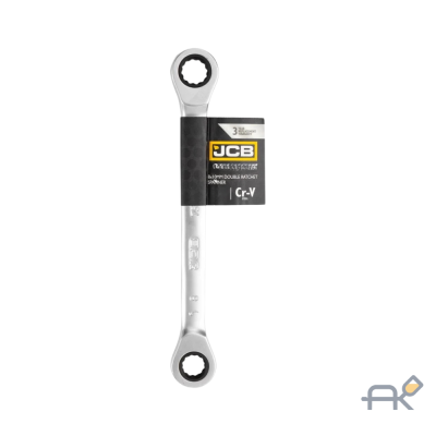 Ключ комбинированный трещоточный двухсторонний 8х9мм JCB-7570809M (58159)