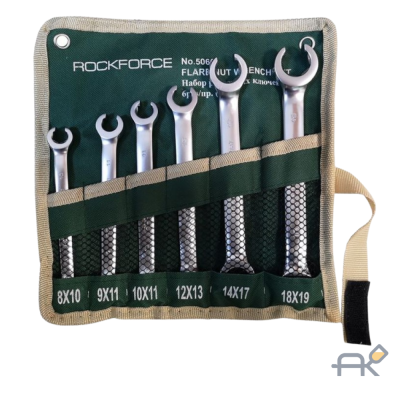 Набор ключей разрезных 6пр.(8х10.9х11.10х11.12х13.14х17.18х19мм).на полотне (RF-5066)