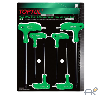 Набор ключей L-Type Torx T10-Т40 6шт TOPTUL (GAAS0602)