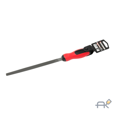 Напильник трехгранный 6-150мм. на пластиковом держателе F-5056P56 (19020)