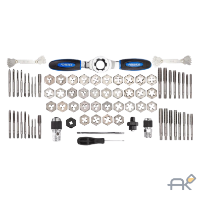 Набор метчиков и плашек 76пр. F-M076-3 (64506)