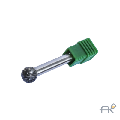 Шарошка сферическая по металлу(216 12мм.216 хвостовика 6мм).в пластиковом футляре (RF-617D1210)