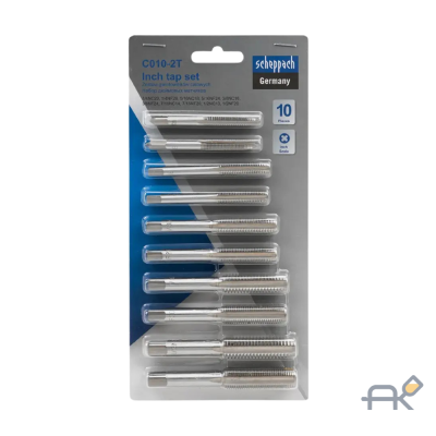 Метчики. набор 10пр. (дюйм.) Sch-C010-2T (65172)