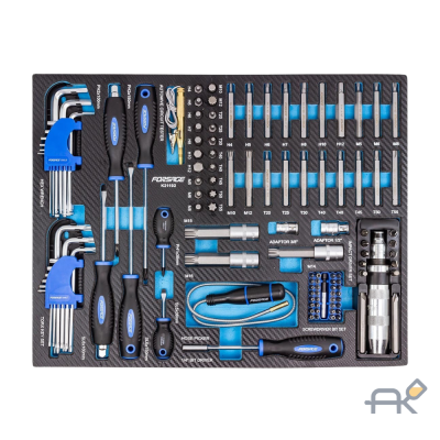 Набор отверток и бит 119пр..в ложементе F-K21192 (51385)
