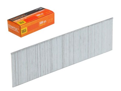  Гвозди тип 18GA 20мм (5000шт) STARTUL PROFI (ST4515-20) (для пневмостеплера. сечение 1.25х1.00мм)