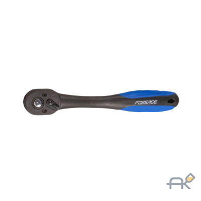 Трещотка реверсивная с изгибом в пластиковом антикорозийном корпусе 3/8(L-200мм. 72зуб) F-802327 (51666)