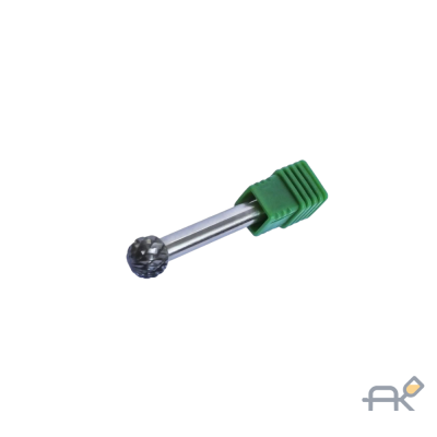 Шарошка сферическая по металлу(216 10мм.216 хвостовика 6мм).в пластиковом футляре RF-617D1009