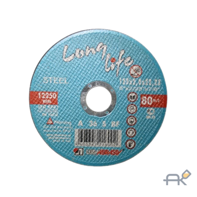 Круг отрезной 125х1.0x22.2 мм для металла Long Life LUGAABRASIV (4603347215616)