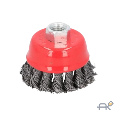 Щетка крацовка дисковая стальная M14. 80 мм - e3512